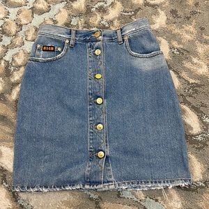MSGM denim skirt